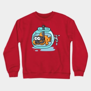 Fish Breathing Crewneck Sweatshirt